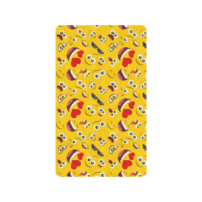 Emoji Face Print Pattern Rubber Doormat