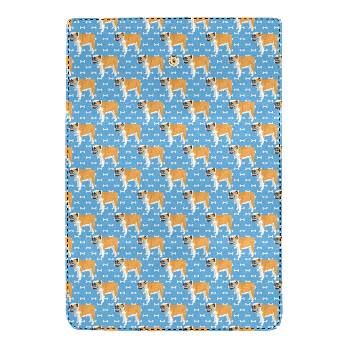 Bulldogs Pattern Print Design 06 Women's Trifold Wallet