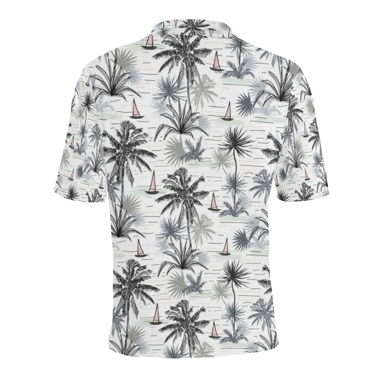 Pacific island Pattern Print Design A04 Men Polo Shirt