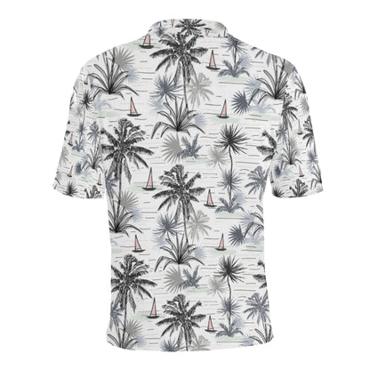 Pacific island Pattern Print Design A04 Men Polo Shirt