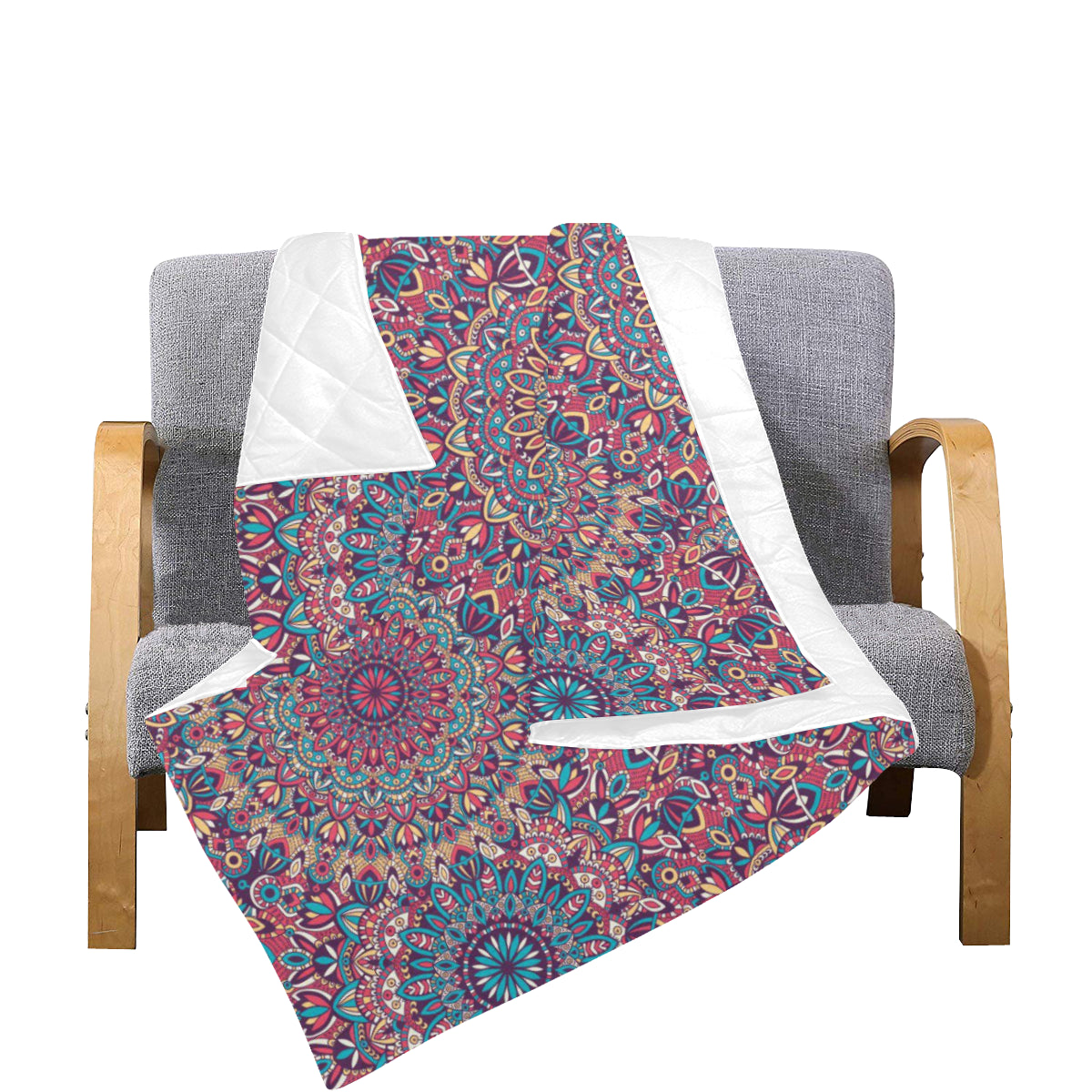 Boho Pattern Print Design 05 Premium Quilt