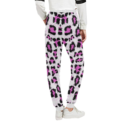 Leopard Pink Skin Print Unisex Sweatpants