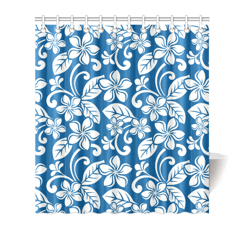 Plumeria Pattern Print Design PM013 Shower Curtain