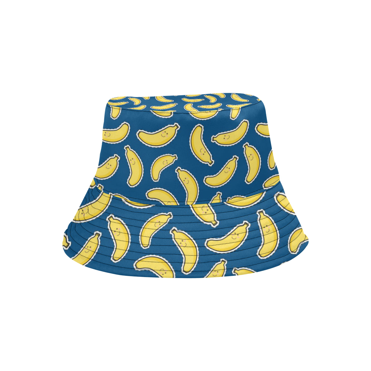Banana Pattern Print Design BA03 Unisex Bucket Hat