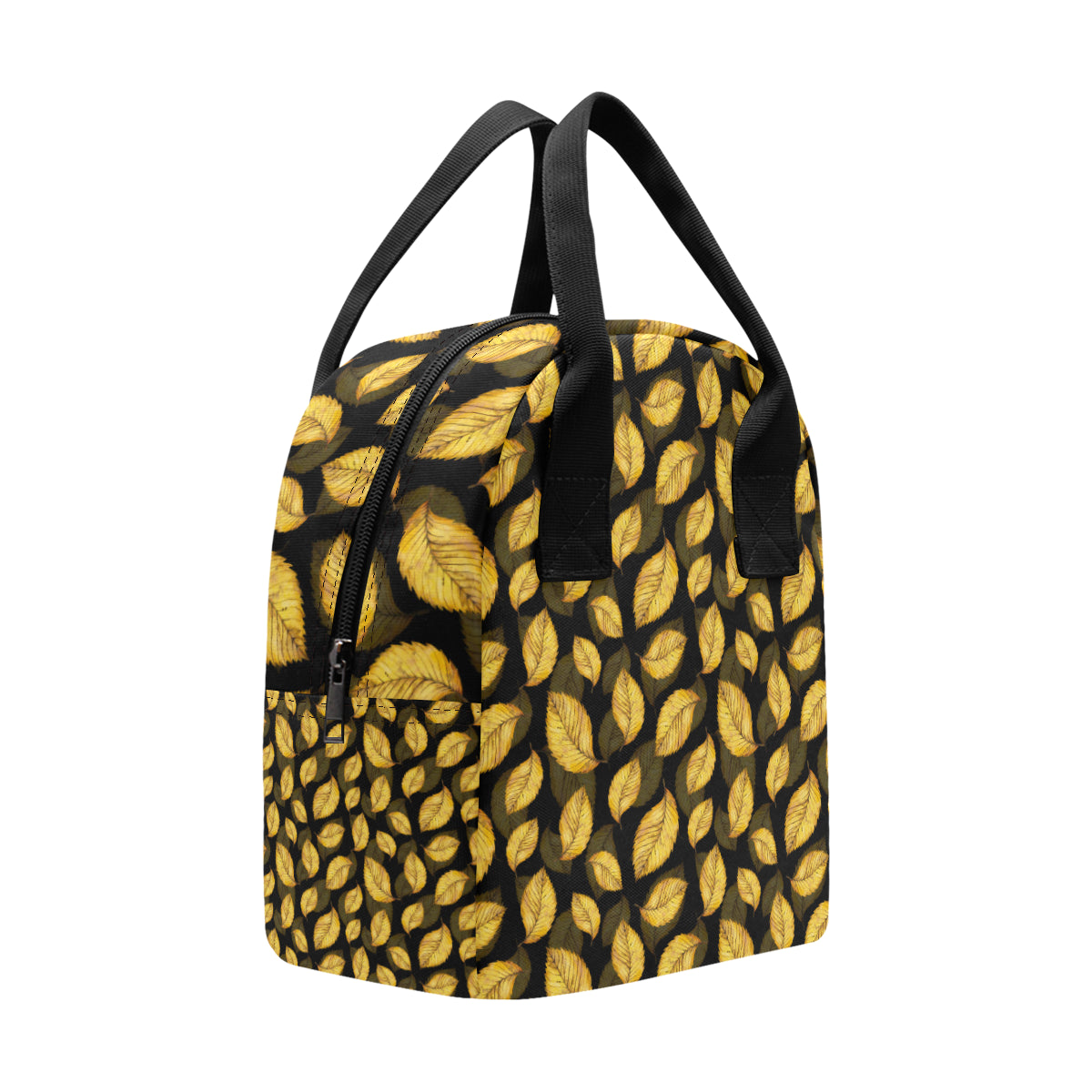 Elm Leave Summer Print Pattern Insulated Lunch Bag