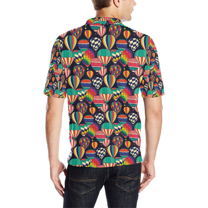 Ballon Pattern Print Design 02 Men Polo Shirt