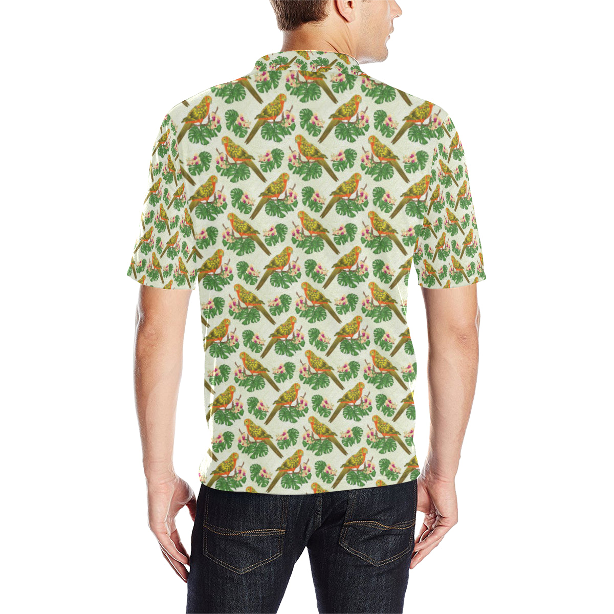 Conures Pattern Print Design 01 Men Polo Shirt