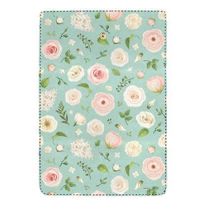 Lisianthus Pattern Print Design 01 Women's Trifold Wallet