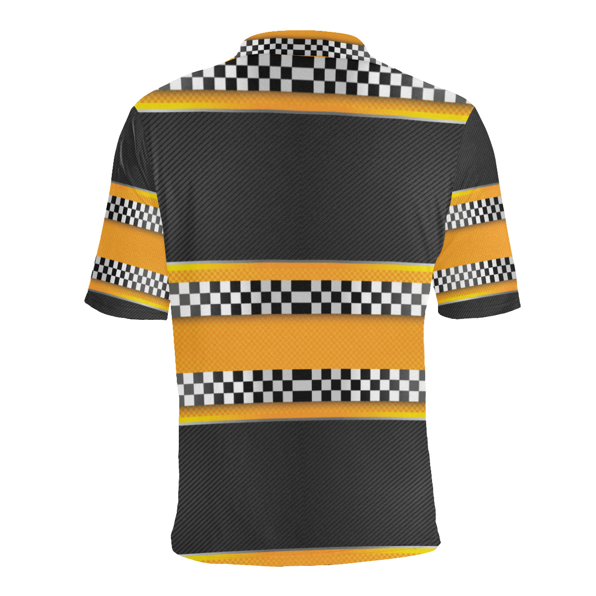 Checkered Pattern Print Design 01 Men Polo Shirt