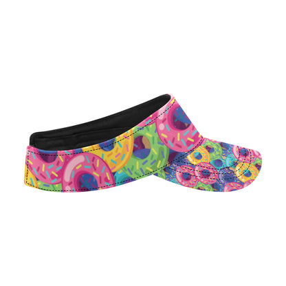 Donut Pattern Print Design DN010 Unisex Sun Visor