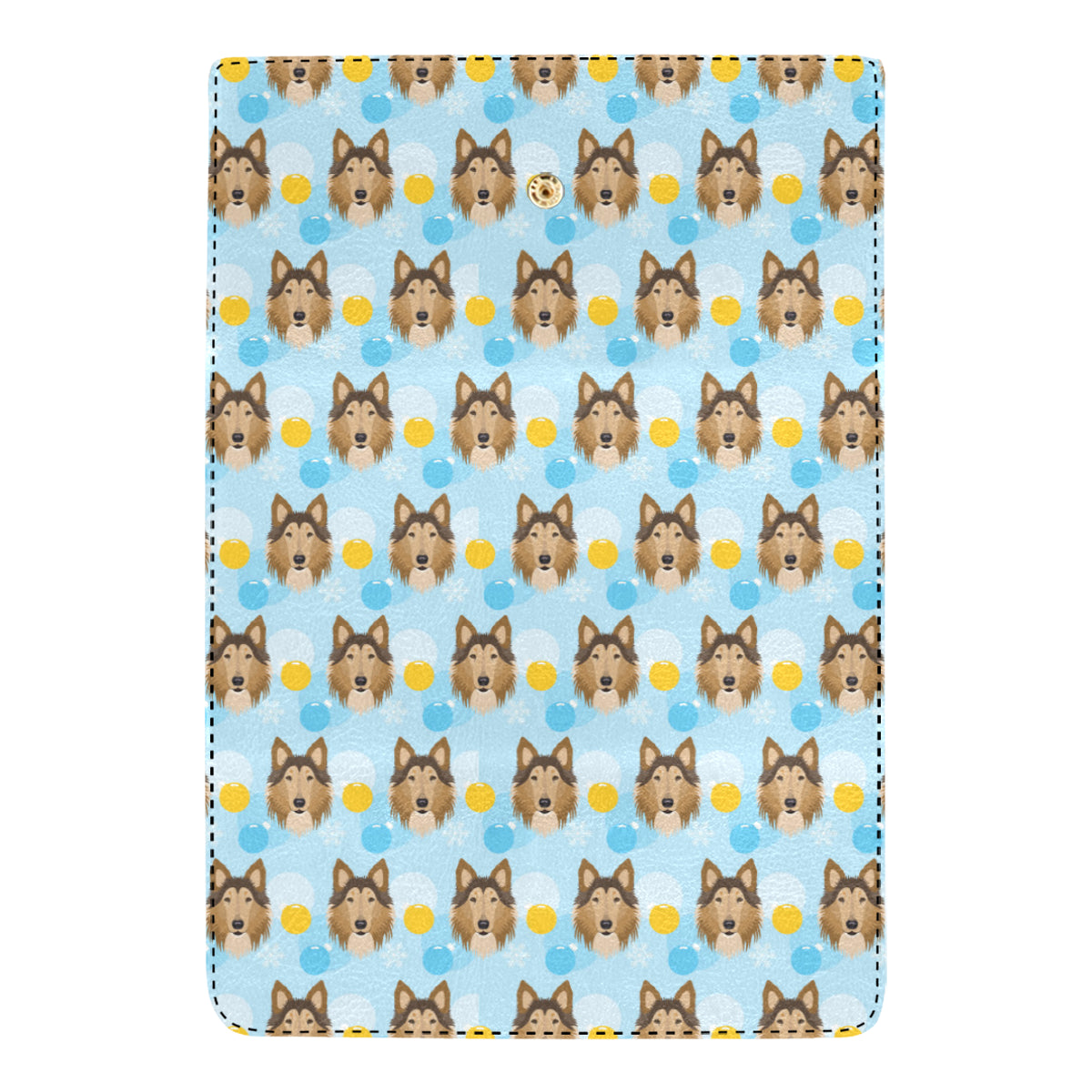 Collies Pattern Print Design 02 Women's Trifold Wallet