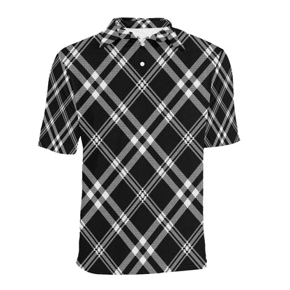 Madras Pattern Print Design 03 Men Polo Shirt