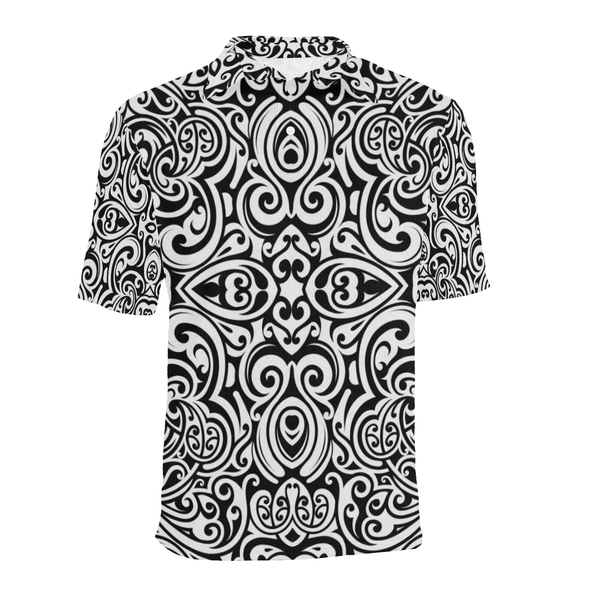 Polynesian Tattoo Pattern Men Polo Shirt
