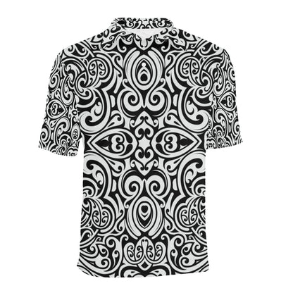 Polynesian Tattoo Pattern Men Polo Shirt