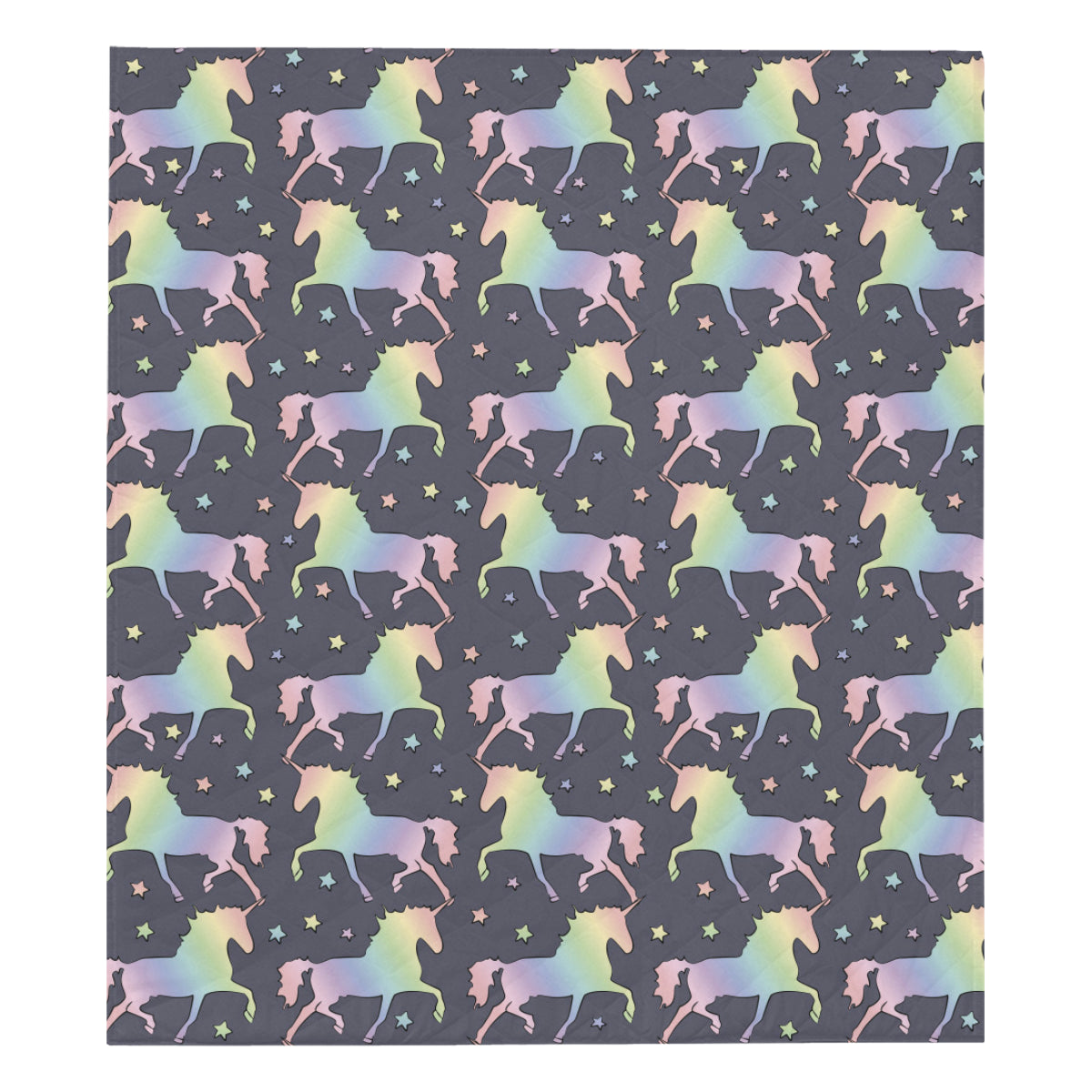 Rainbow Pattern Print Design A05 Premium Quilt