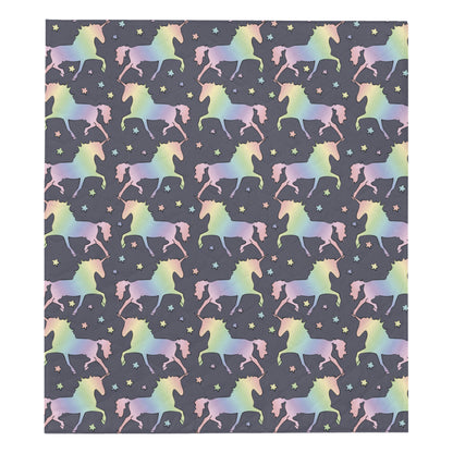 Rainbow Pattern Print Design A05 Premium Quilt