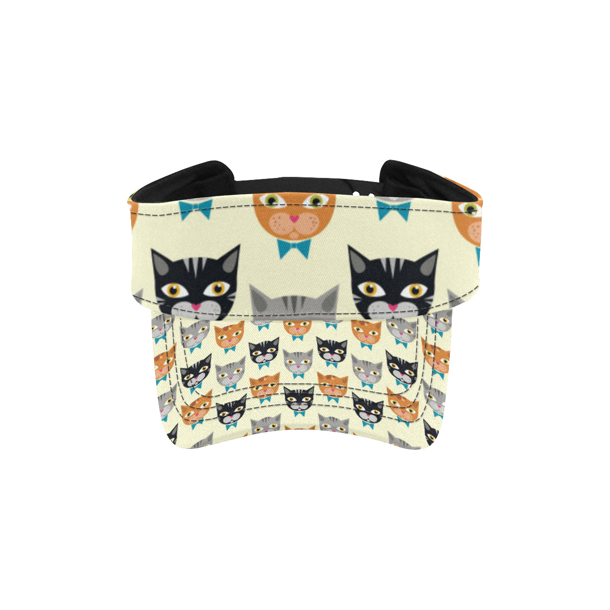 Cat Pattern Print Design 05 Unisex Sun Visor
