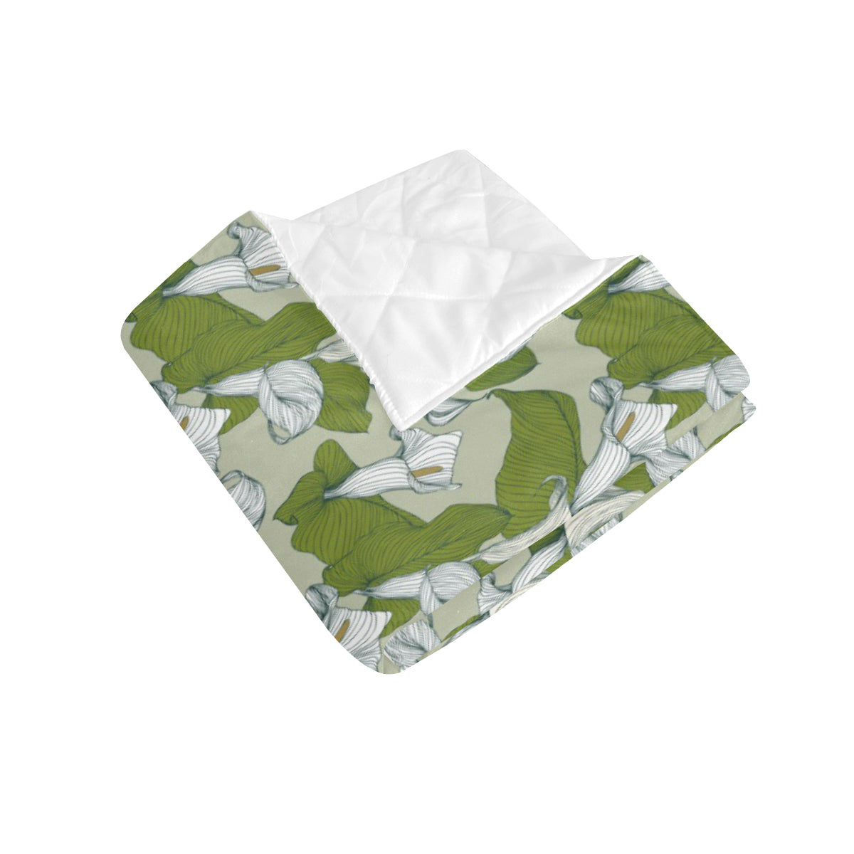 Lily Pattern Print Design LY08 Premium Quilt