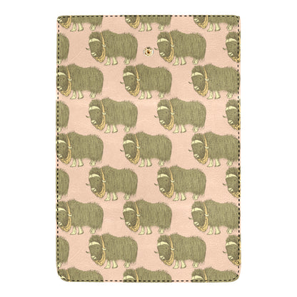 Yak Pattern Print Design 01 Women's Trifold Wallet