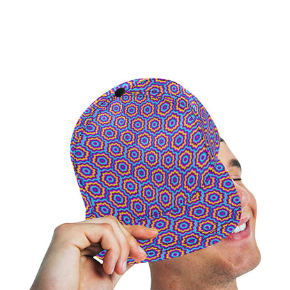 Optical illusion Techno Movement Snapback Cap