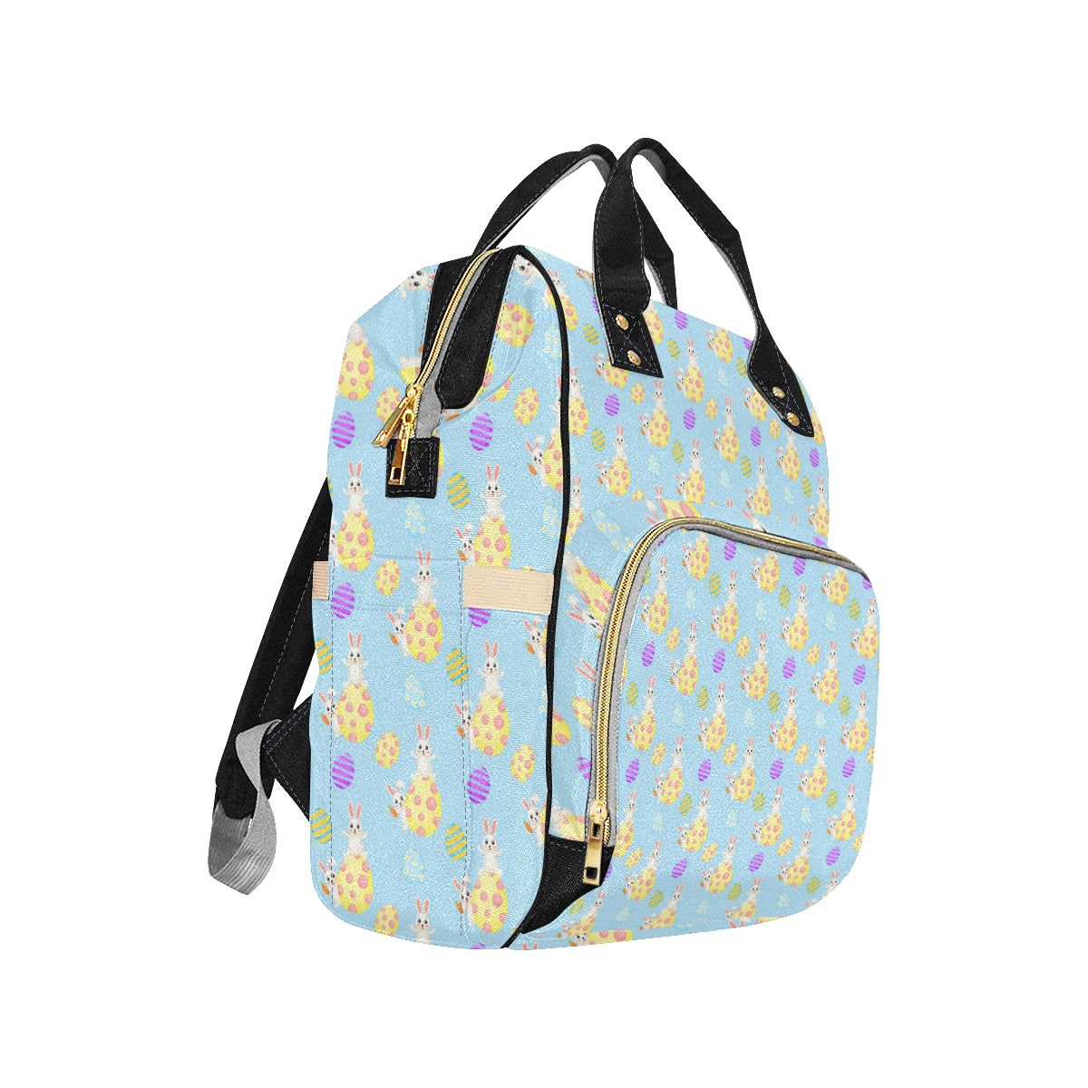 Easter Eggs Pattern Print Design RB015 Diaper Bag Backpack
