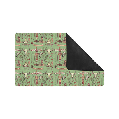 Native Indian Themed Design Print Rubber Doormat