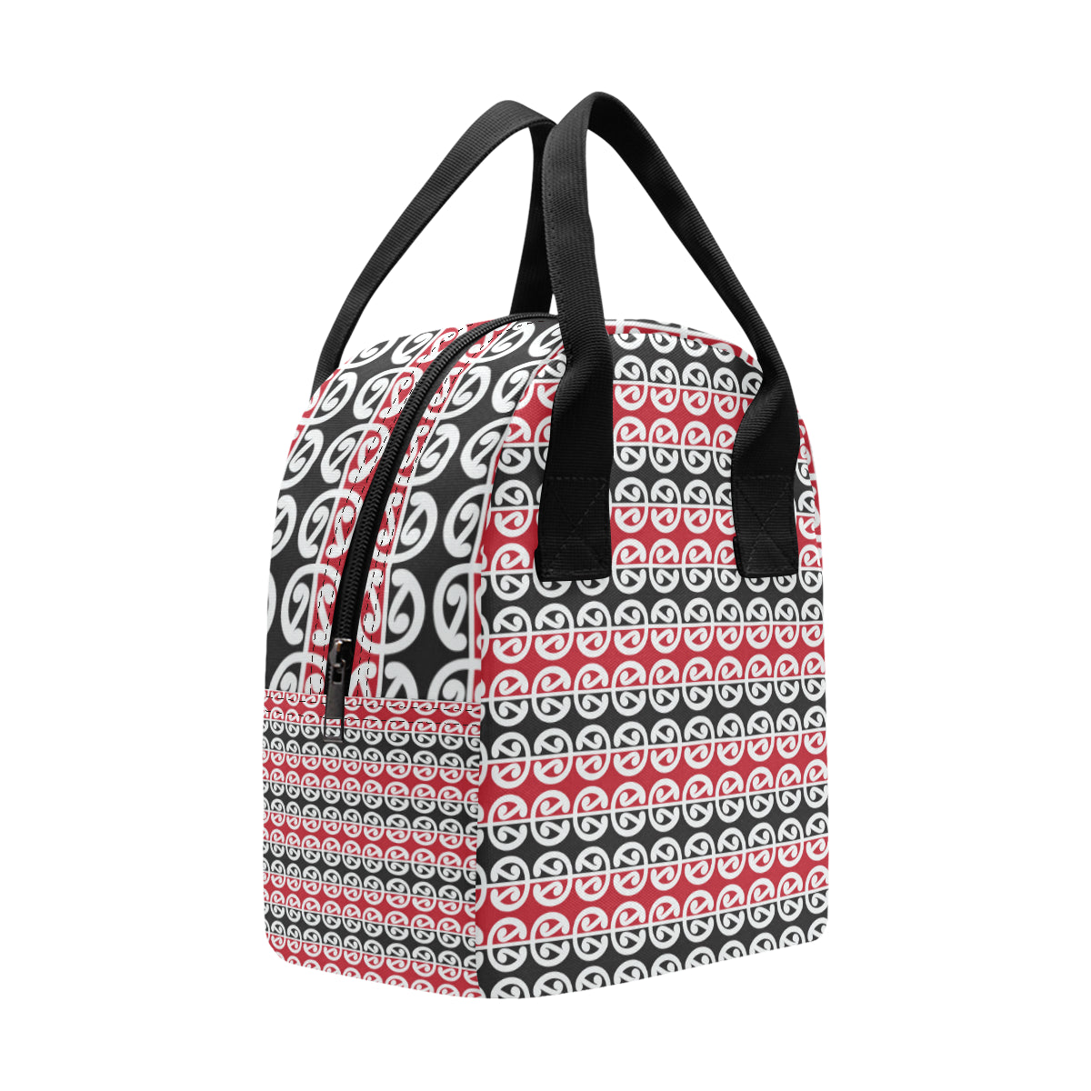 Maori Classic Themed Design Print Insulated Lunch Bag