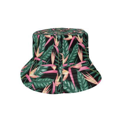 Bird Of Paradise Pattern Print Design BOP03 Unisex Bucket Hat