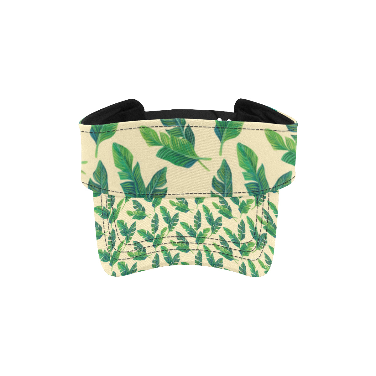 Banana Leaf Pattern Print Design 01 Unisex Sun Visor