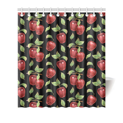 Apple Pattern Print Design AP011 Shower Curtain