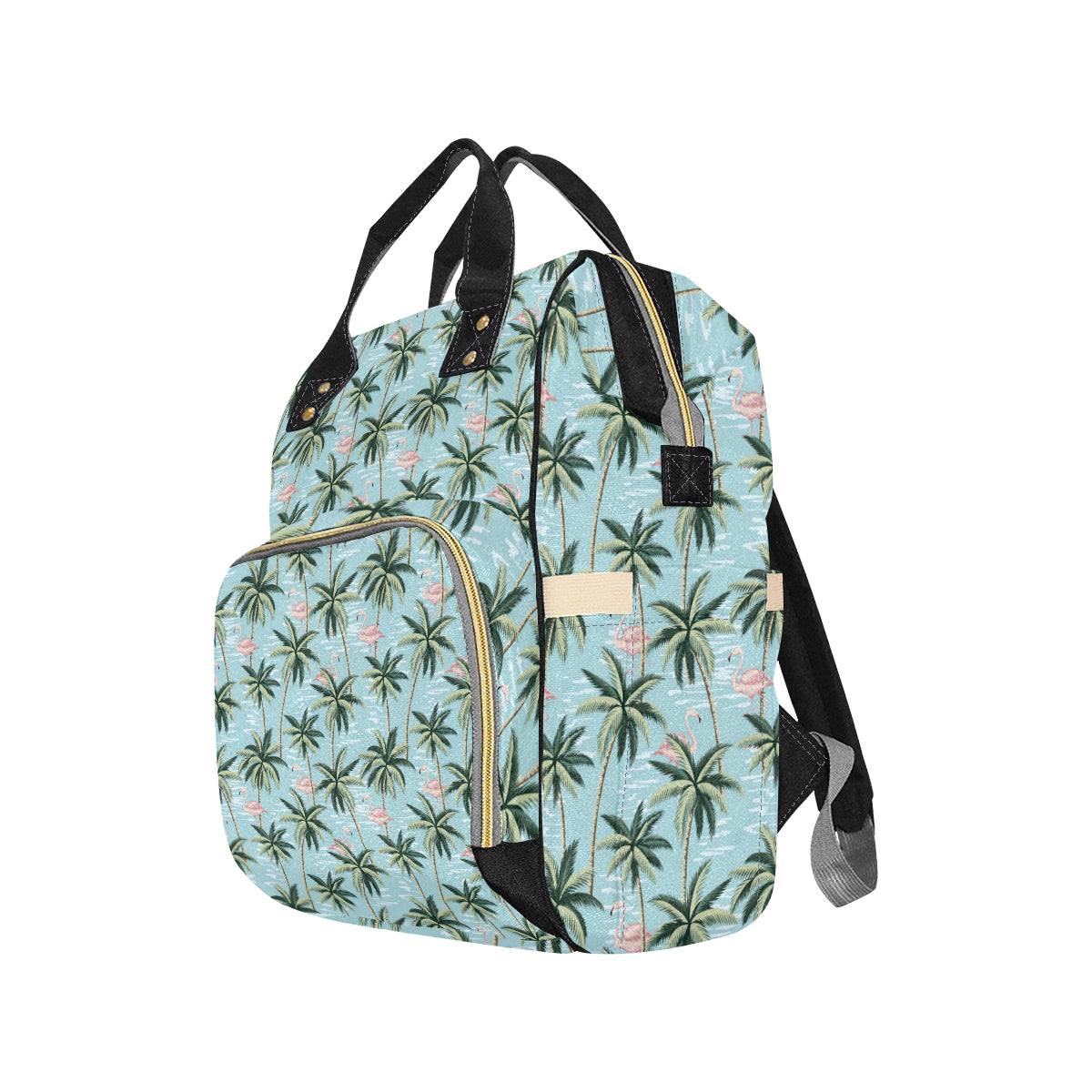 Palm Tree Pattern Print Design PT05 Diaper Bag Backpack