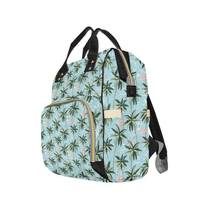 Palm Tree Pattern Print Design PT05 Diaper Bag Backpack