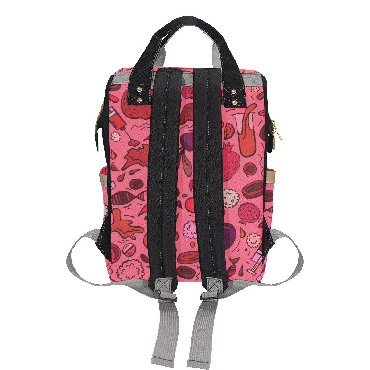 Phlebotomist Pattern Print Design A01 Diaper Bag Backpack