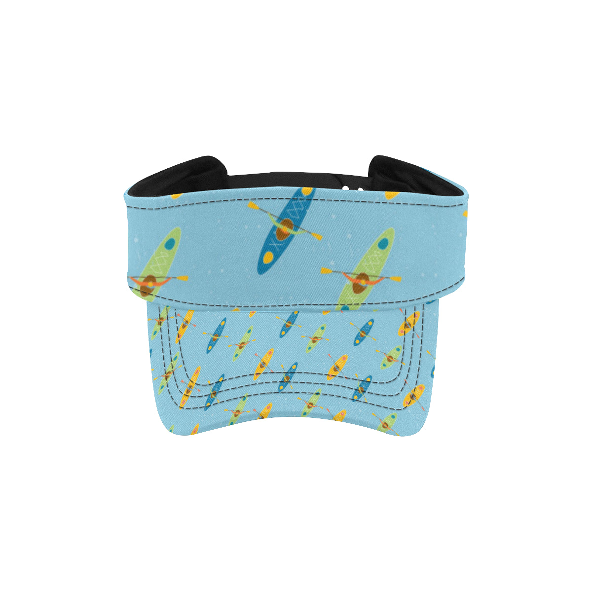 Kayak Pattern Print Design 04 Unisex Sun Visor