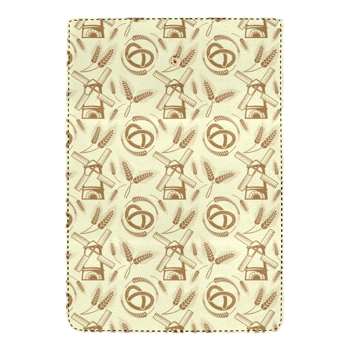 Agricultural Windmills Print Design 03 Women's Trifold Wallet