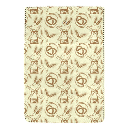Agricultural Windmills Print Design 03 Women's Trifold Wallet