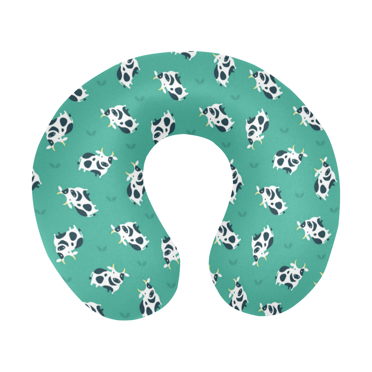 Cow Pattern Print Design 03 U-Shaped Travel Neck Pillow