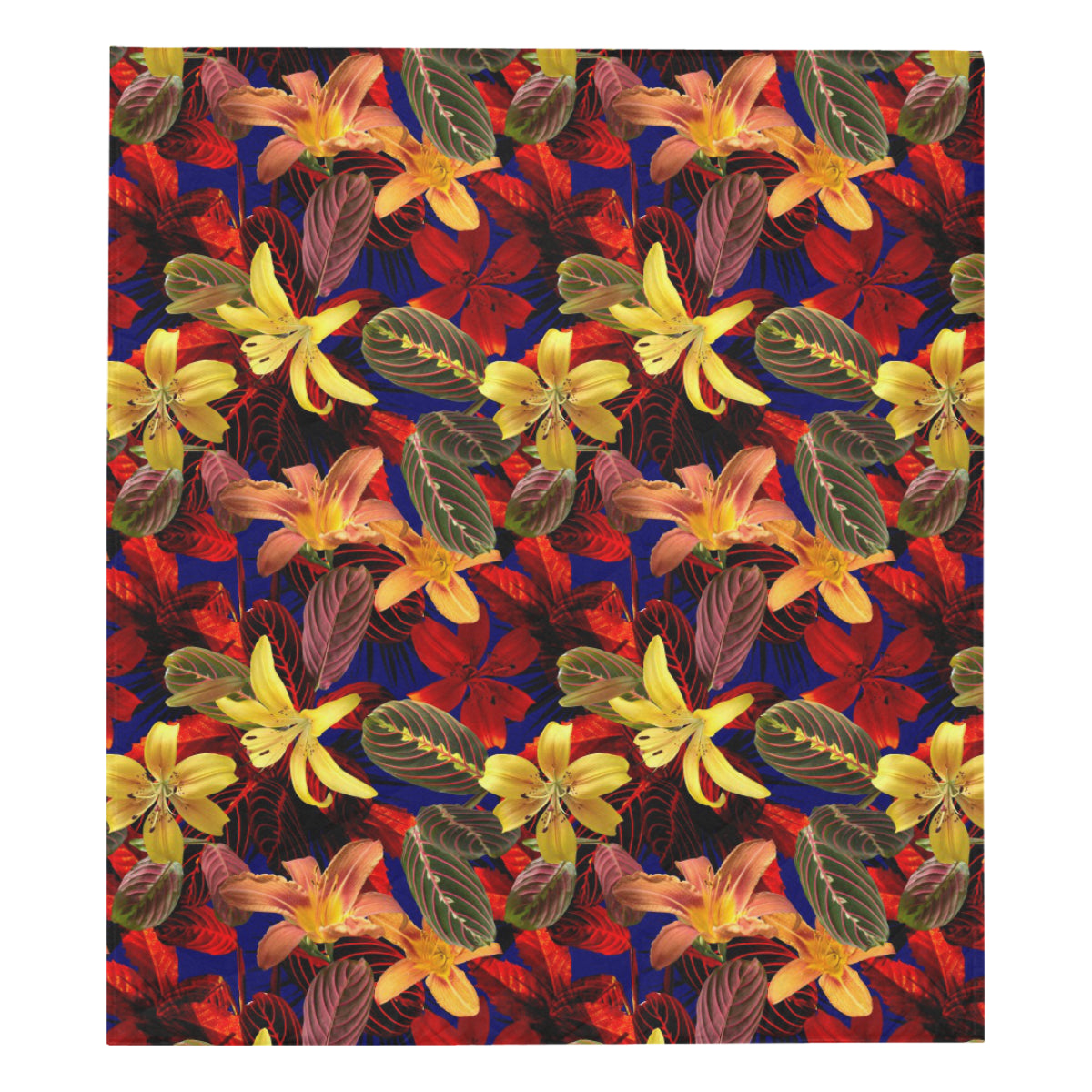 Lily Pattern Print Design LY014 Premium Quilt