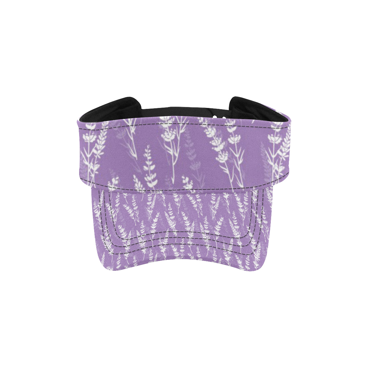 Lavender Pattern Print Design LV08 Unisex Sun Visor