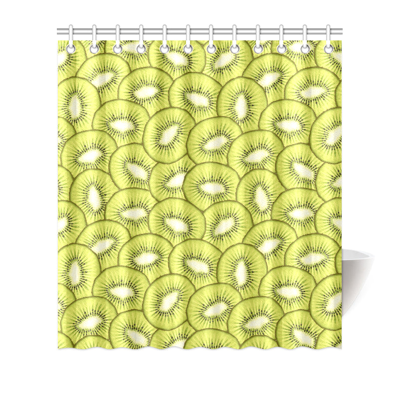 Kiwi Pattern Print Design KW07 Shower Curtain