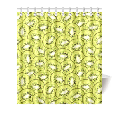Kiwi Pattern Print Design KW07 Shower Curtain