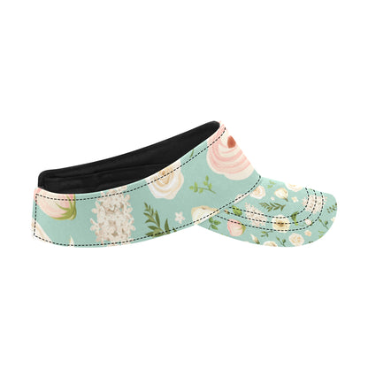 Lisianthus Pattern Print Design 01 Unisex Sun Visor