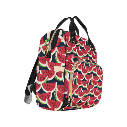 Watermelon Pattern Print Design WM011 Diaper Bag Backpack