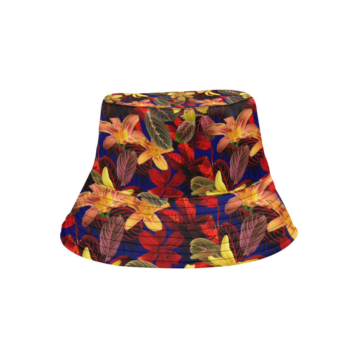 Lily Pattern Print Design LY014 Unisex Bucket Hat