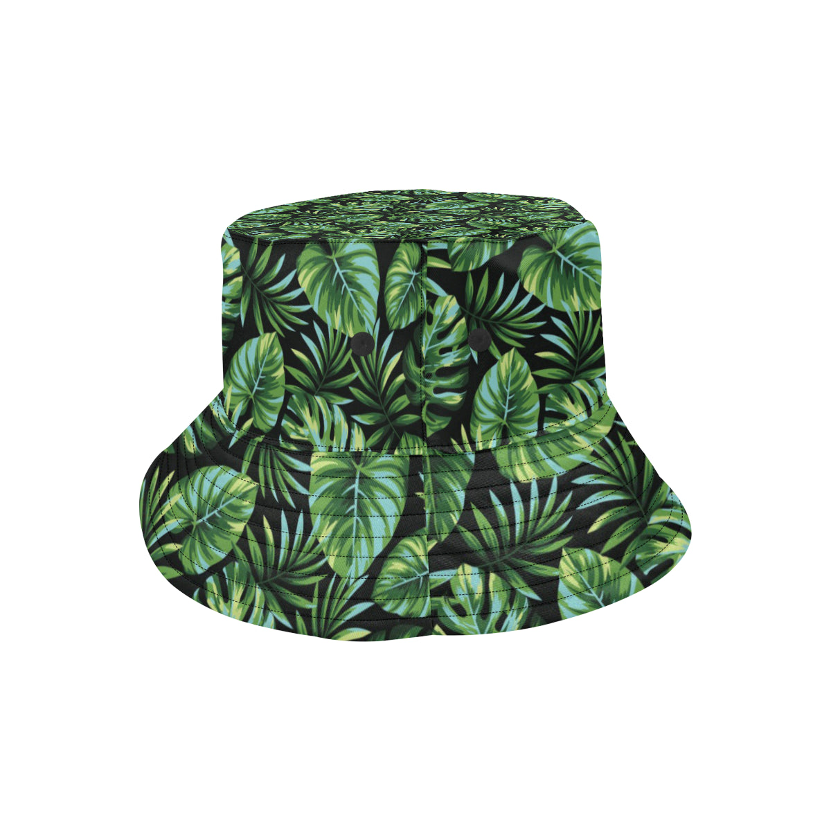 Palm Leaves Pattern Print Design PL013 Unisex Bucket Hat