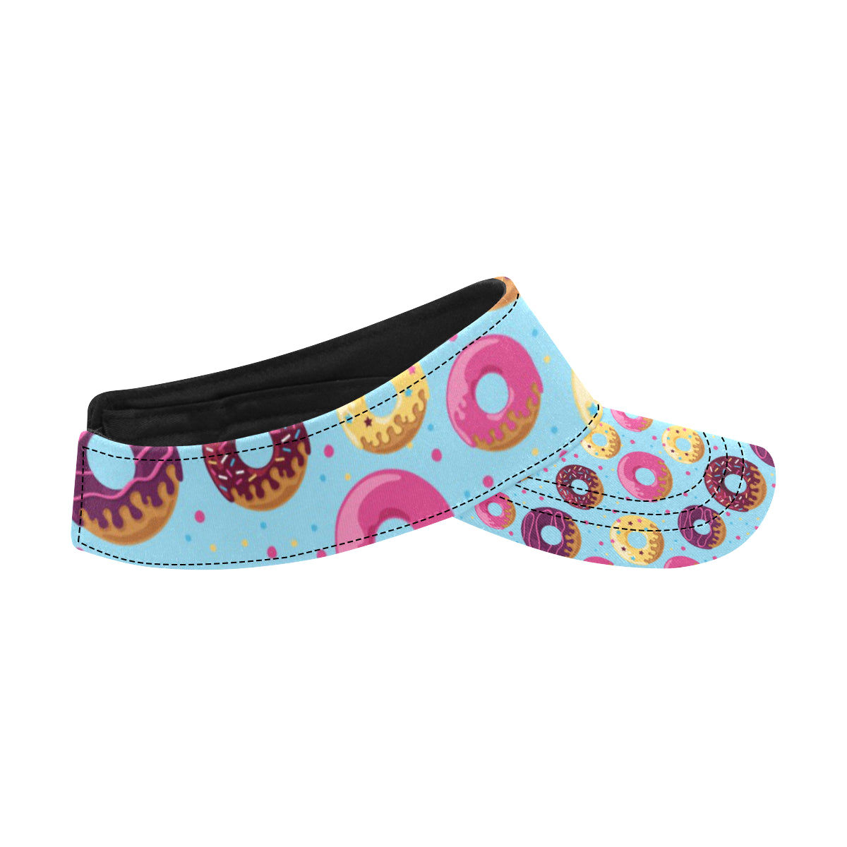 Donut Pattern Print Design DN07 Unisex Sun Visor