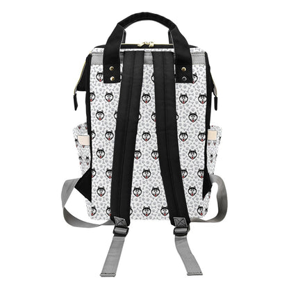 Siberian Huskies Print Design LKS305 Diaper Bag Backpack