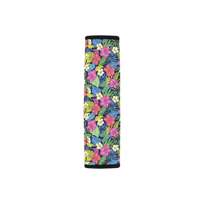 Hibiscus Print Design LKS3010 Car Seat Belt Cover