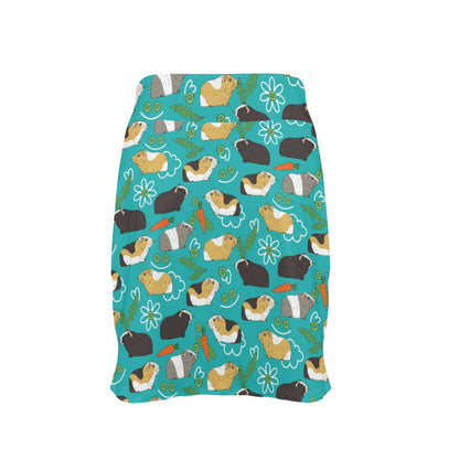 Guinea Pig Print Design LKS402 17" Golf & Pickleball Skort with Pockets