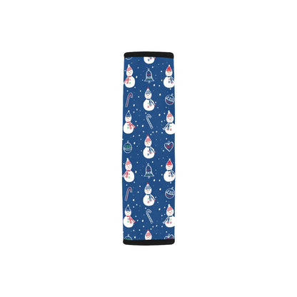 Snowman Print Design LKS306 Car Seat Belt Cover